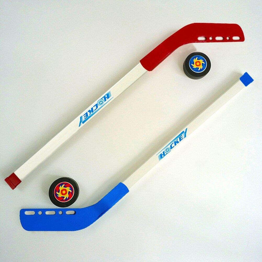 Kids Street Hockey Puck Set 70 cm 2 Bastoncini Hockey Sport Allenamento Junior per Bambini