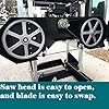 FORESTWEST 11126, 32-Inche Wood Sawmill, 14HP Gasoline Engine with E-Start