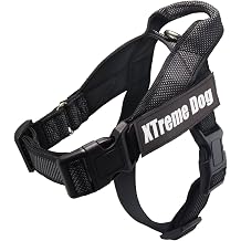 Arquivet 17724 Xtreme Classic Dog Harness, Black, M 23-30"