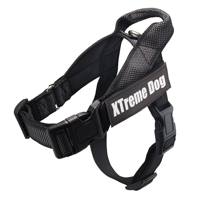 ARQUIVET Arnés para Perro Xtreme Dog Classic de Color Negro - Talla XXL/82-110 cm cm