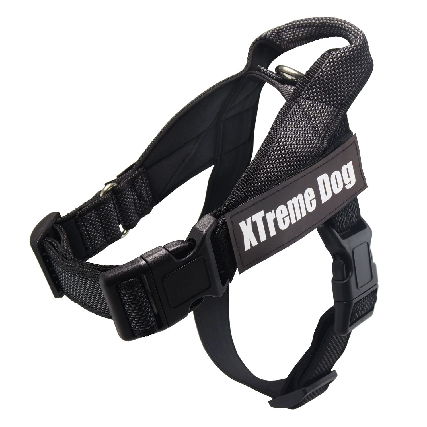 Harnais pour chien robuste Xtreme Dog Classic Noir XXL