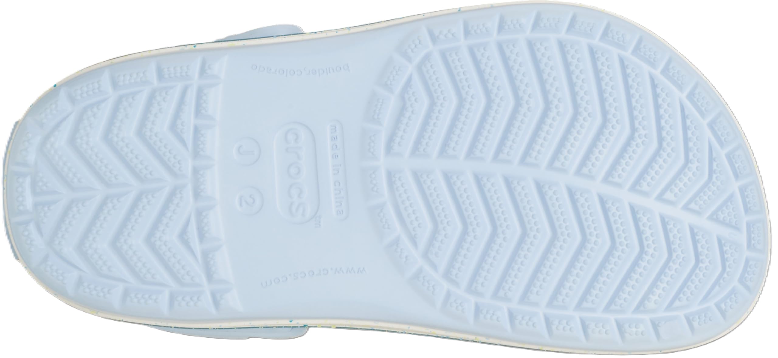 Crocs Crocband Speckled Band Clog T, Zuecos Unisex niños, Azul Escarcha, 24/25 EU