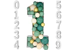 Mosaic Numbers for Balloons - Pre-Cut Number 1 Balloon Frame - Large...