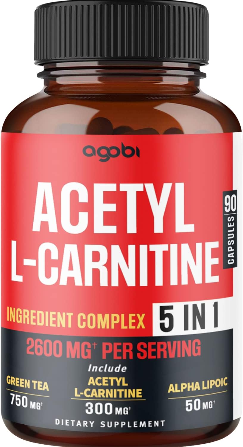 Acetyl LCarnitine Supplement 2600mg 3 Months Blended