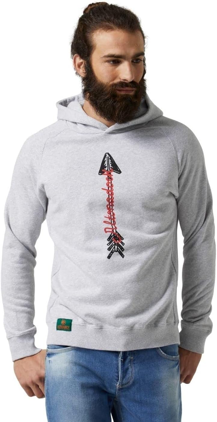 Altonadock Sudadera con Capucha Gris con Dibujo