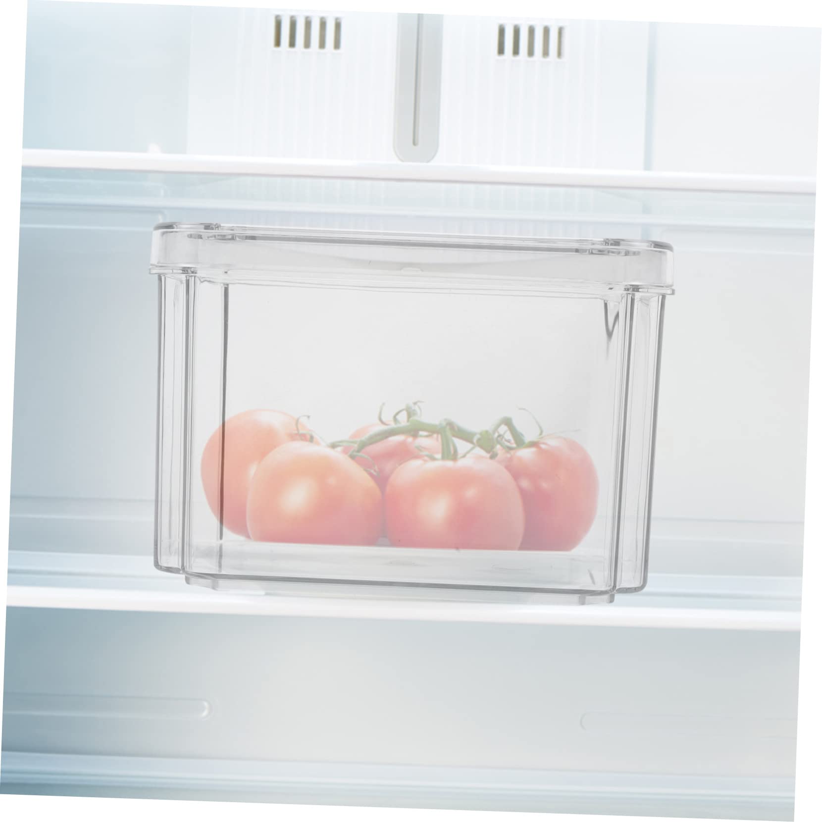 3 Cajas Organizadoras Transparentes para Nevera, Pet, Gran Capacidad, Tapa, para Sobras y Queso Rallado, 3 Piezas