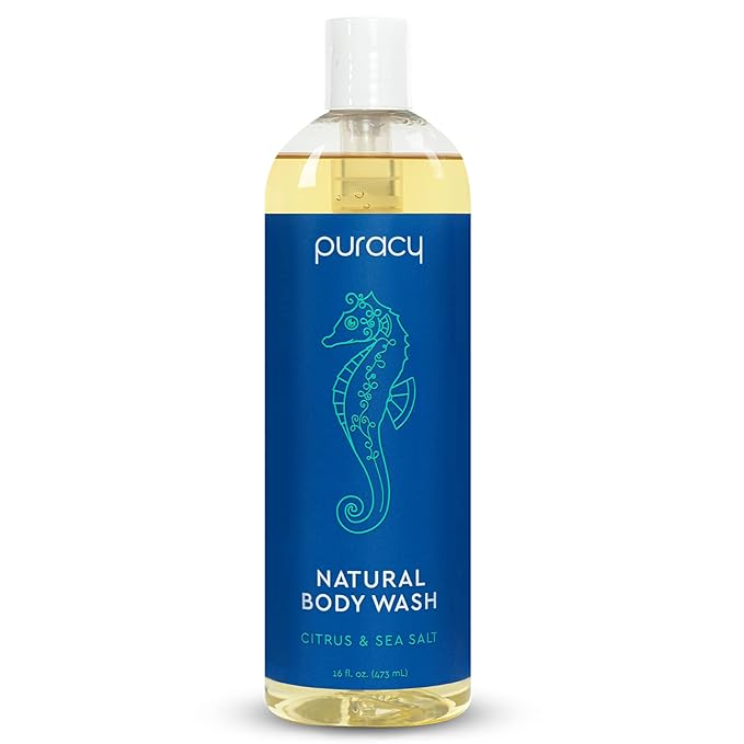 Puracy Body Wash, Natural Body Wash, 98.6 Pure Plant