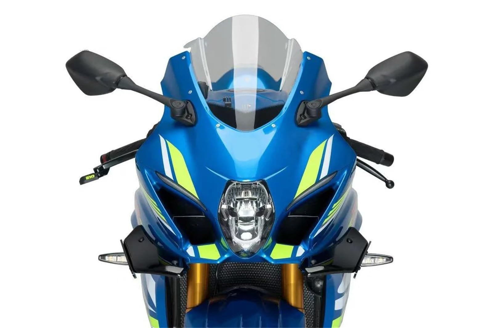 Front Bumper Splitter dachowy Pasuje do SUZUKI GSXR1000 2017-2021 Downforce Sport Side Spoilery Aerodynamiczny Deflektor Skrzydła