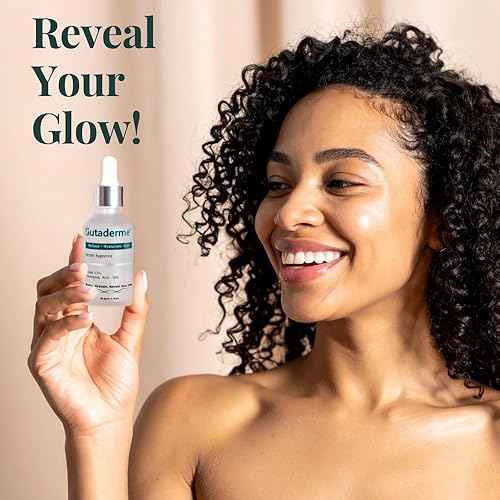 Miniatura 2 de Gutaderme Retinol 4.5% + ácido hialurónico 10% - Suero facial antienvejecimiento avanzado para manchas oscuras, líneas finas y arrugas, hidratación