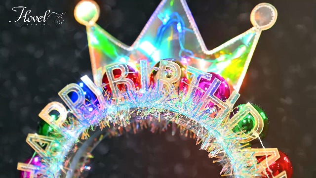 Geburtstags-Stirnbänder Set – 3 Stück Mit Regenbogen-Quaste & Glitzer, "It's My Birthday"-Aufschrift