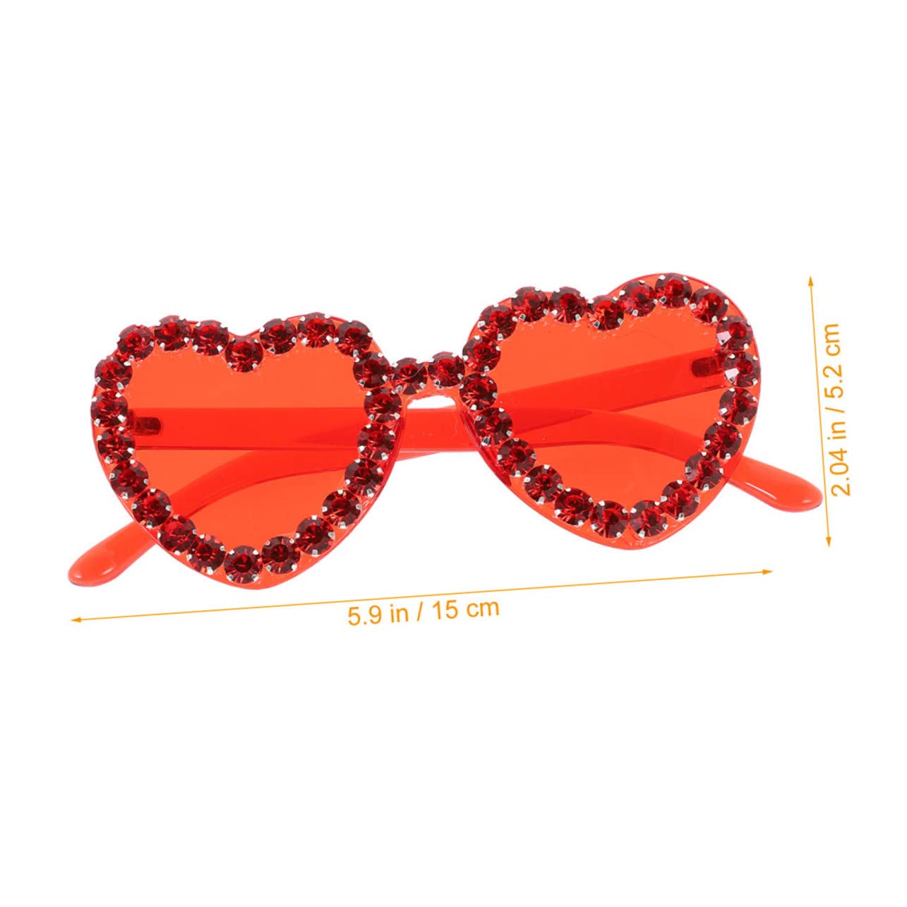 Didiseaon 2pezzi Occhiali Sole Montatura Occhiali Rosa Per Accessori Per Travestimenti e Feste