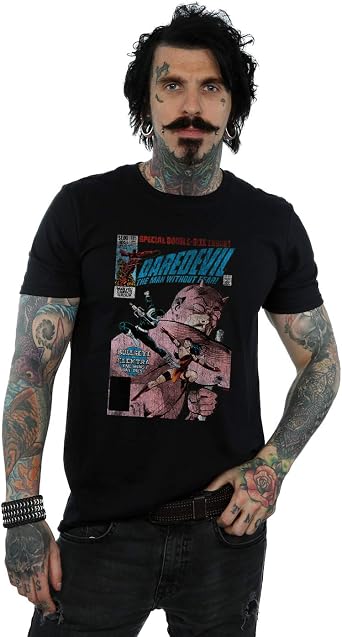 Marvel Men's Daredevil Distressed 