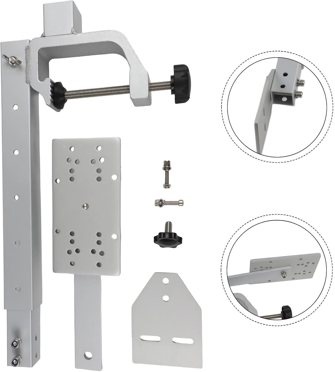 Fish Finder Mount Bracket | Rotatable Adjustable Stand for Fish Finders | Heavy Duty Aluminum Alloy & Stainless Steel | Marine Grade Resistant |