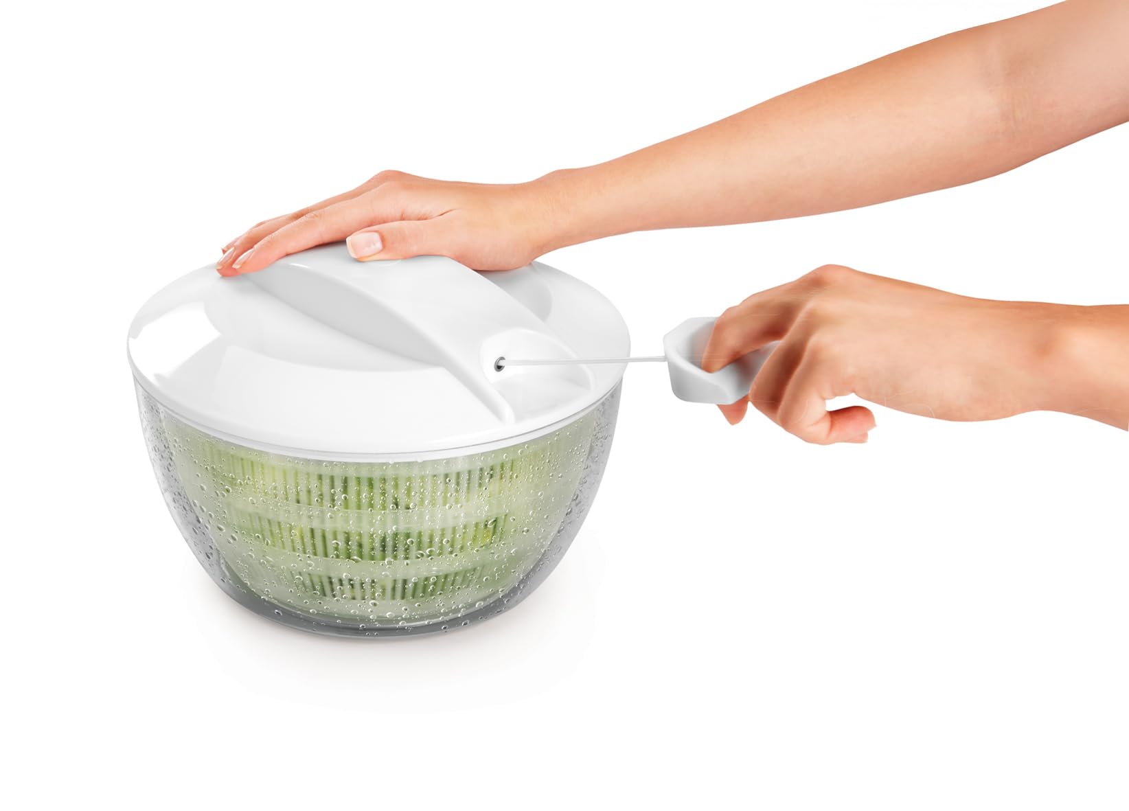 Metaltex CENTRIFUGADORA DE Ensalada 'Turbo', Blanco, Estandar