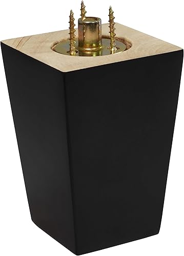 Miniatura 7 de CODIN (5 tamaños 3"-4"-5"-6"-8" Juego de 4 patas de madera para muebles, patas cuadradas para sofá, patas de sofá, patas de sofá - Patas de repuesto