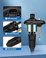 Vista 2 de ECCPP UF303 5 bobinas de encendido con 5 bujías de iridio 5019, para Chevrolet, para GMC Olds, para Saab, para Isuzu Trailblazer Envoy Rainer