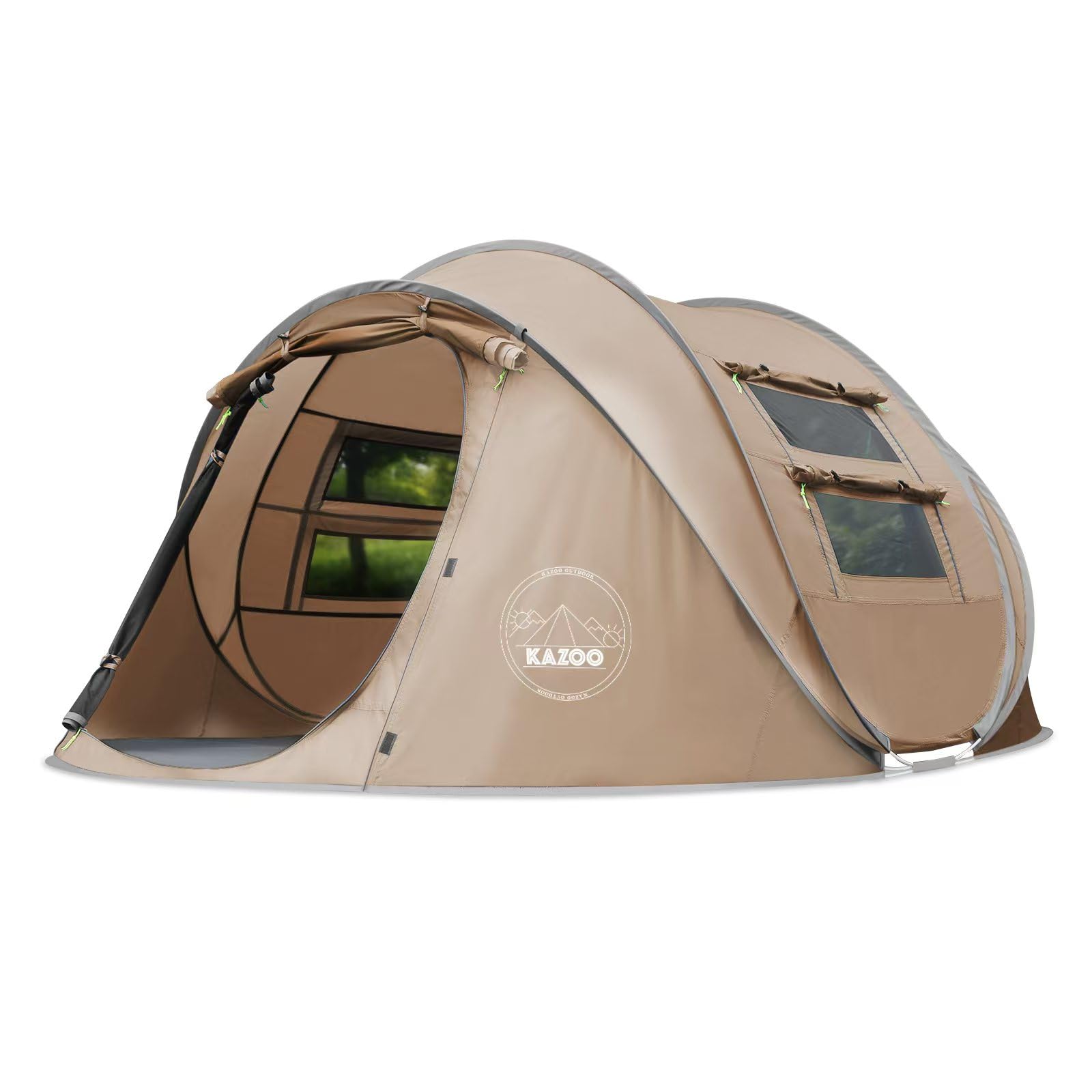 Amazon.co.jp: KAZOOキャンプ用自動屋外ポップアップテント防水用