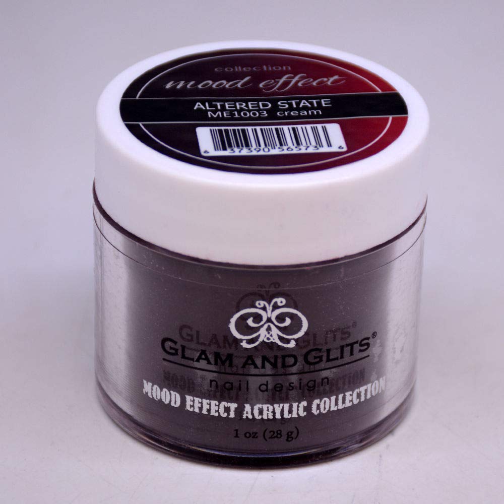 NEW!! Glam and Glits Mood Effects Nail Powder, Altered State (Creme), 1 oz.