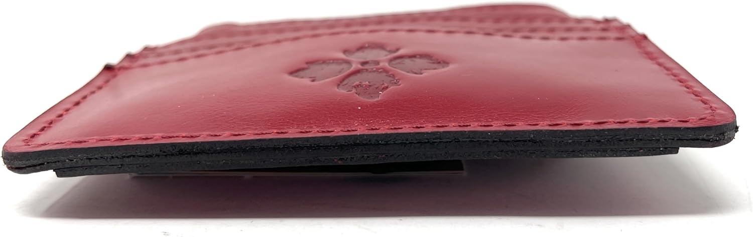 Patricia Nash Leather Cassis ID Card Case Wallet, Berry Red