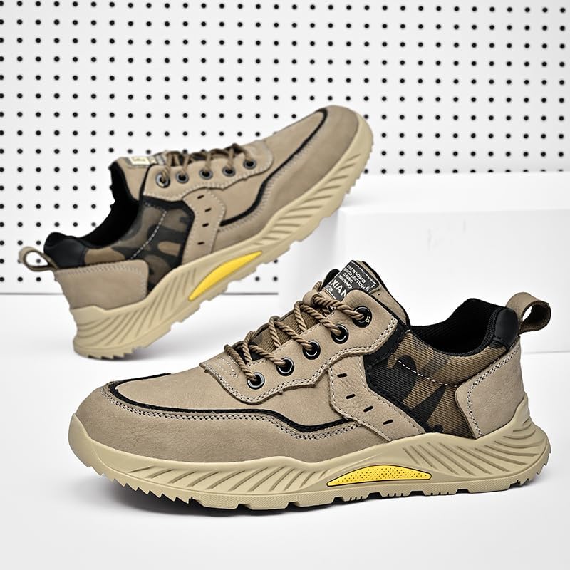 Men's Hiking & Trekking Backpacking Shoes Trail Cross Country Running Leather