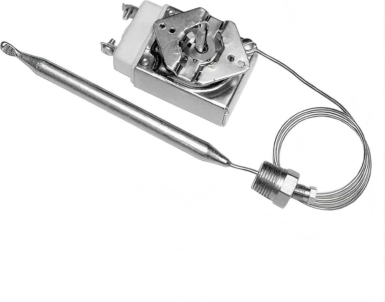411506-8 Fryer Thermostat - for Vulcan Hart Commercial Cooking Equipment part Replacement 404A 615FA 630FA WTF-35 - Fryer Electric Thermostat - 3/8 X 6, 24 TEMP 200-400 F