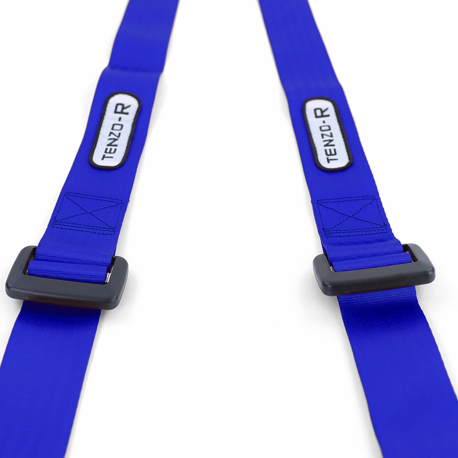 Tenzo-R Sport Hosenträger Gurt Sicherheitsgurt 3 Punkt Blau mit E Zeichen