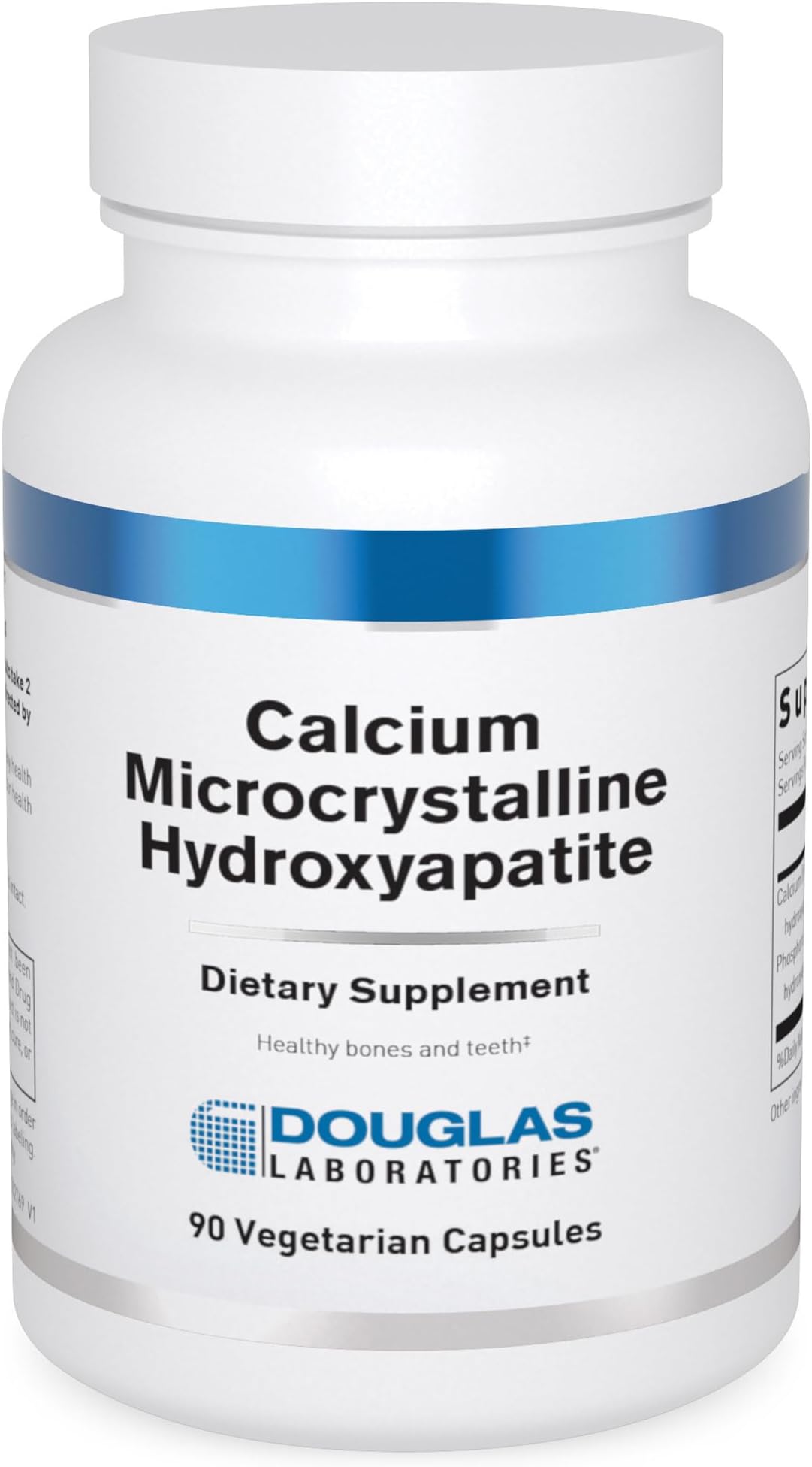 Douglas Laboratories Calcium Microcrystalline Hydroxyapatite - Teeth & Bone Health Support* - with Calcium & Phosphorus Micronutrients - Dietary Supplements - 90 Vegetarian Capsules