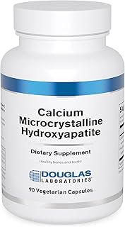 Douglas Laboratories Calcium Microcrystalline Hydroxyapatite - Teeth & Bone Health Support* - with Calcium & Phosphorus Micronutrients - Dietary Supplements - 90 Vegetarian Capsules