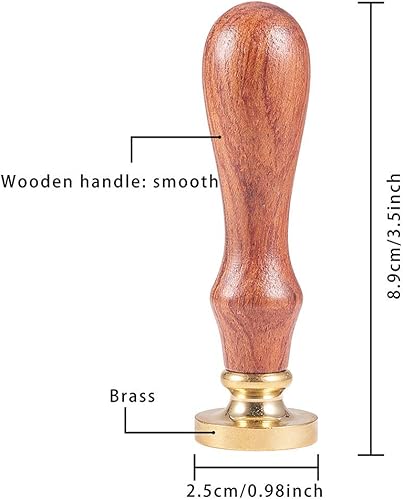 Miniatura 3 de PH PandaHall Sello de cera de brújula, sello de sellado retro vintage, sello de cera para adorno de sobres, Navidad, boda, fiesta, invitación,