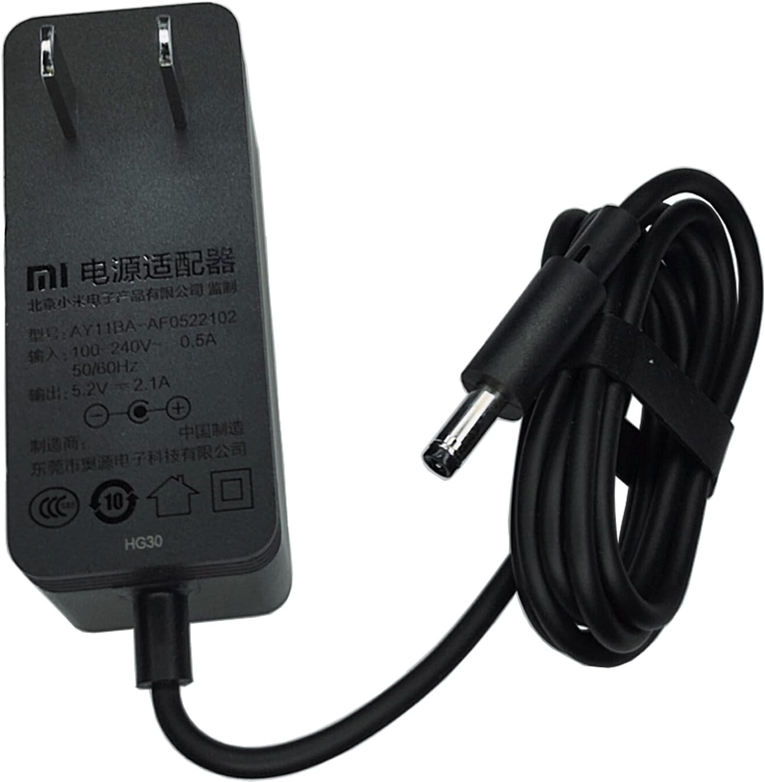 Genuine Mi 5.2V 2.1A AC/DC Adapter for Xiaomi TV Box S 4K HDR Android Smart Media Streamer Player MDZ-16-AB MDZ-18-AB MDZ-22-AG MDZ-28-AA MDZ-09-AA VIPRB-M19A AY11BA-AF0522102 DZS0502000 Power Supply