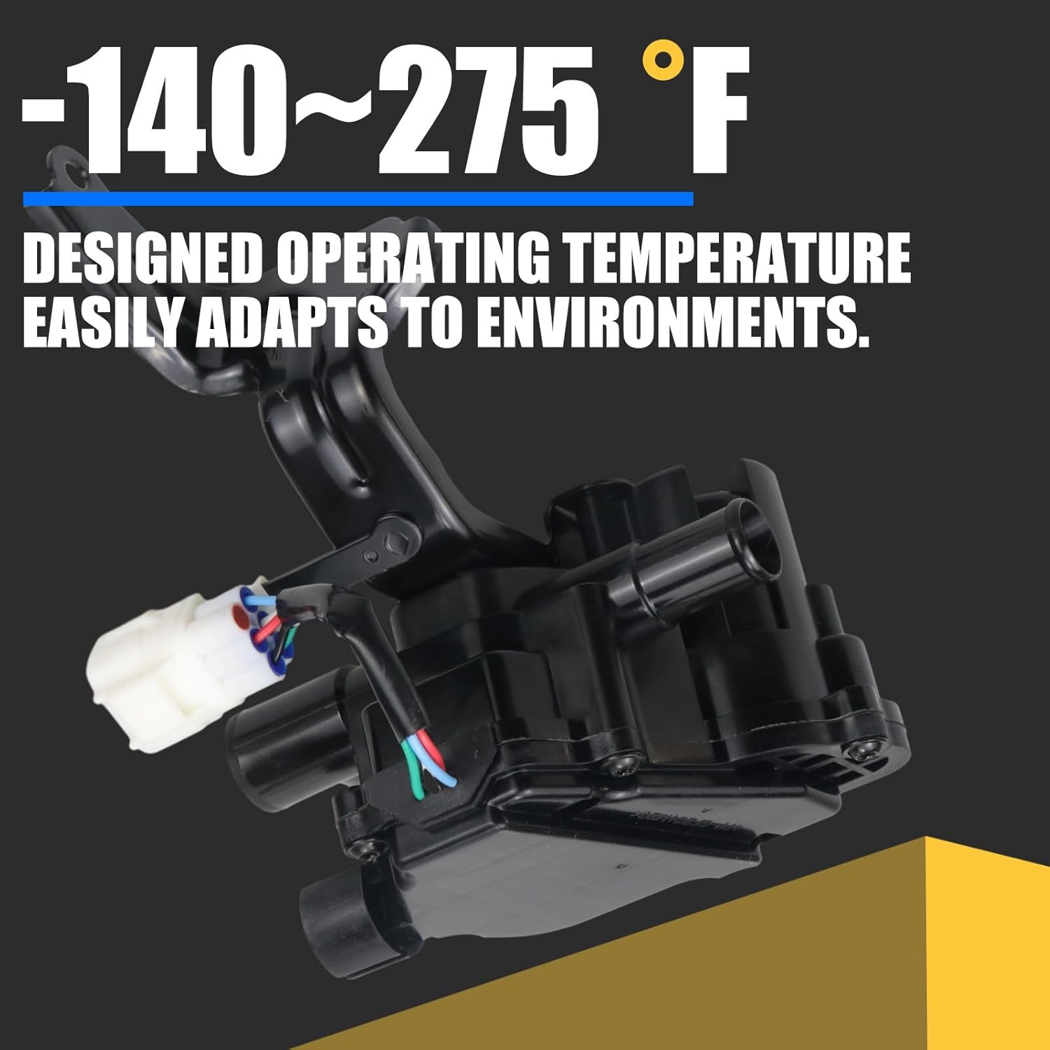 AITKEN Coolant Flow Control Valve Coolant Water Valve Compatible with Gen2 Toyota Prius 2004 2005 2006 2007 2008 2009 P/N 1667021010 601-021.