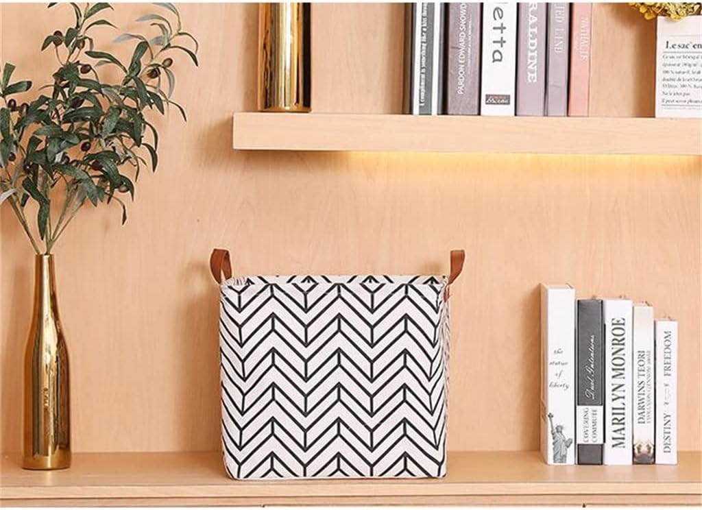 Storage Basket, Portable Foldable Clothes Organizer Containers, Durable Multifunction Open Storage Bag for Clothing, Pack of 5