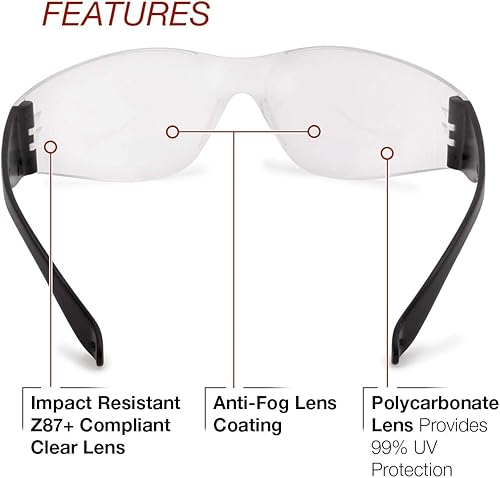 Miniatura 2 de Lincoln Electric Gafas de seguridad Starlite | Anti niebla | Anti arañazos | K2965-1