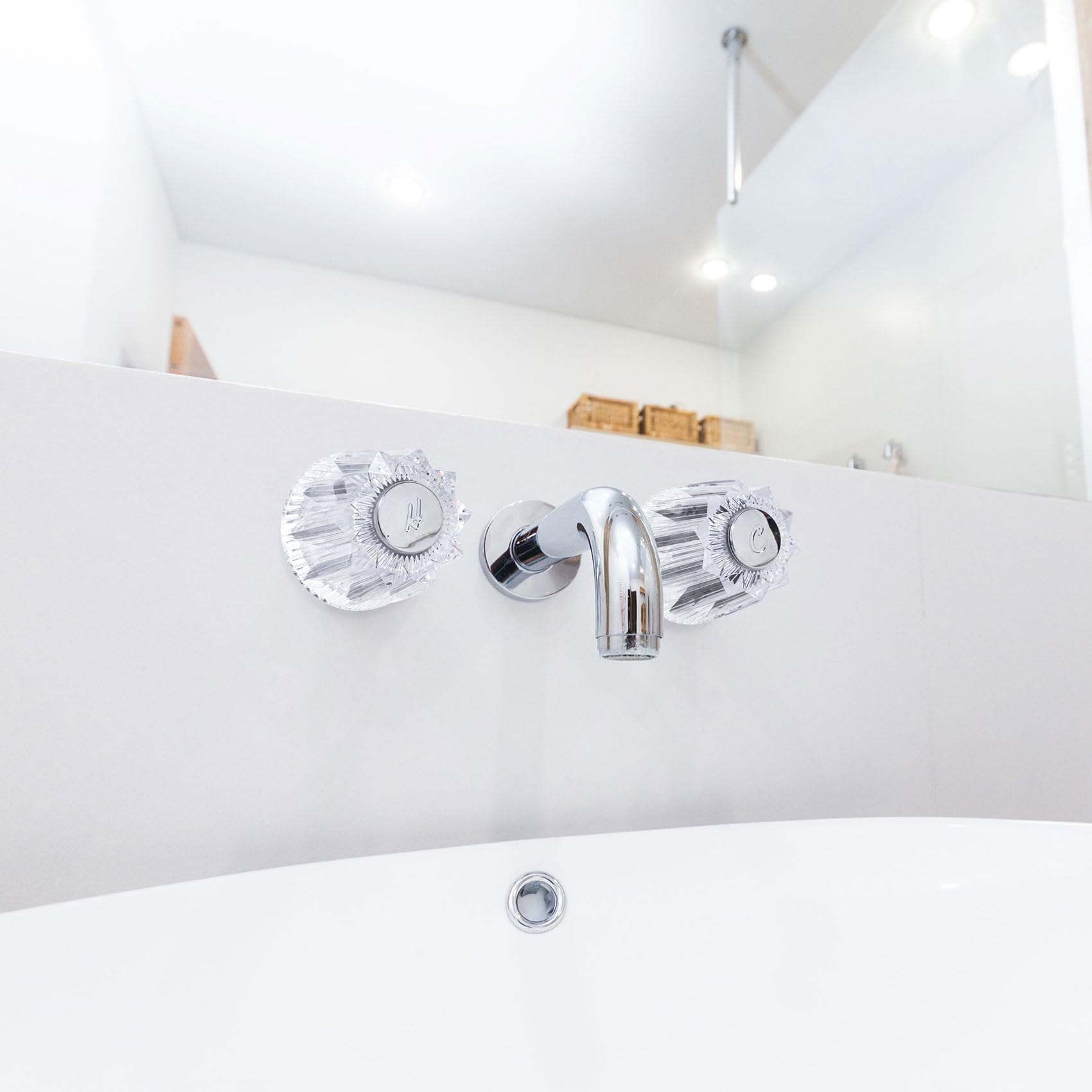 Mango De Repuesto Para Grifo De Ducha De Cobre Plateado - Fácil Instalación, Diseño Elegante, Ideal Para Baño O Cocina