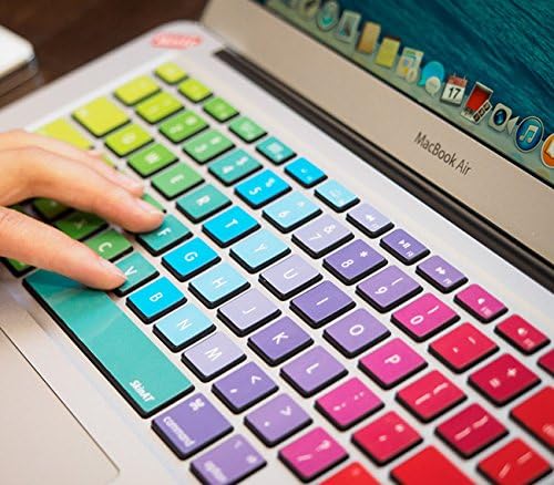 macbook keyboard Stickers US style rainbow Macbook Keyboard skin keys cover Macbook Pro Keyboard decal Skin Macbook Air Sticker