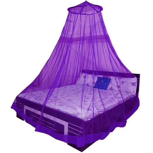 Neruti Enterprise Round Hanging Mosquito Net for KingSize Double Bed