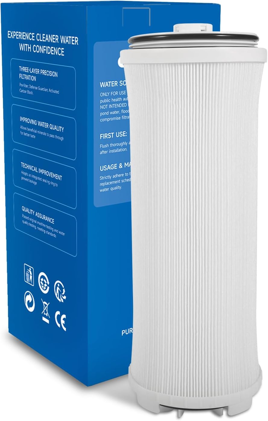122943 e3 Water Filter Compatible with Amway eSpring Water Purifier - Adsorbs Bad Odors & Lead, Chlorine, Keeps Essential Minerals, Lasts 1 year or filters 1,320 gal