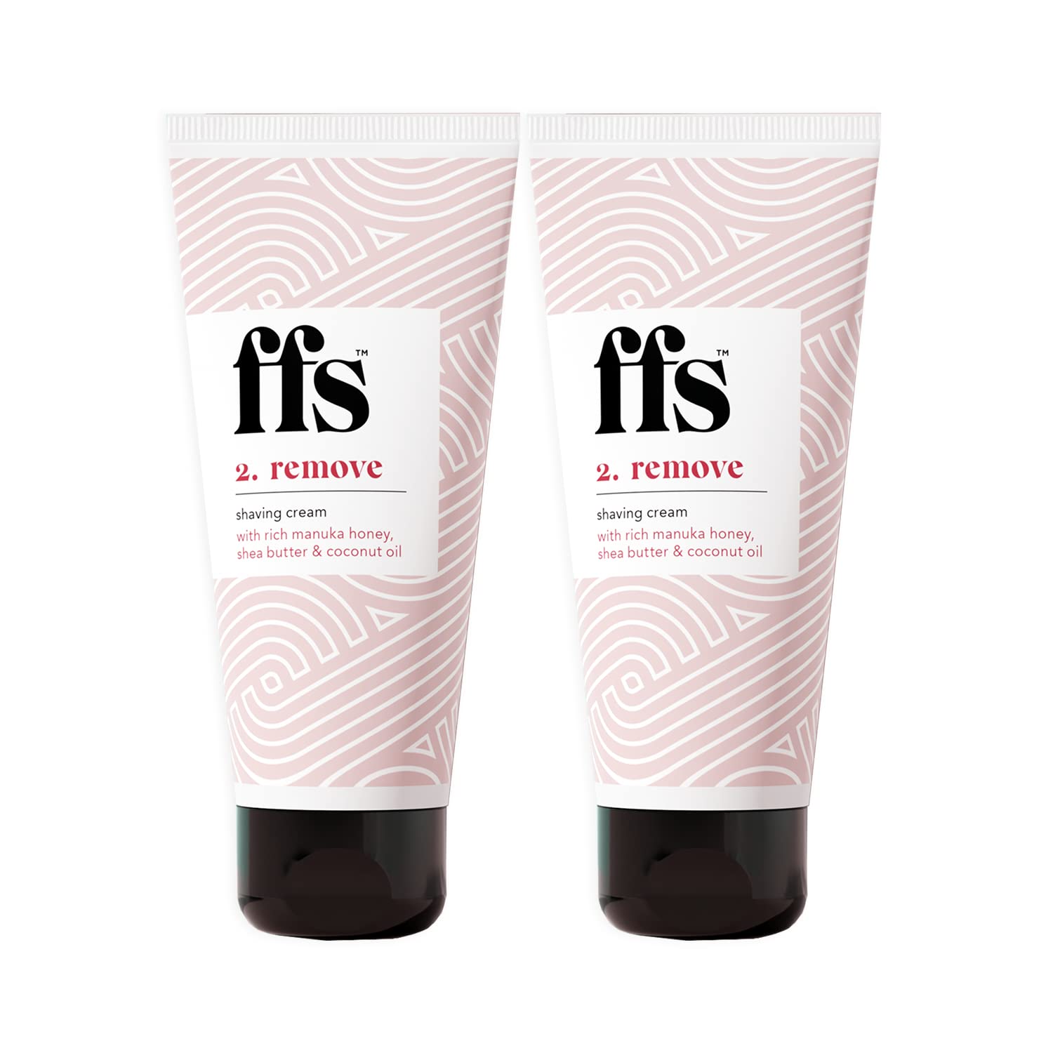 2x 150ml Moisturise & Glide Natural Shaving Cream for Women w/Shea Butter, Coconut Oil, & Witch Hazel - Paraben & Cruelty-Free FFS Beauty Shave Cream for Sensitive Skin - Perfect for Home or Travel