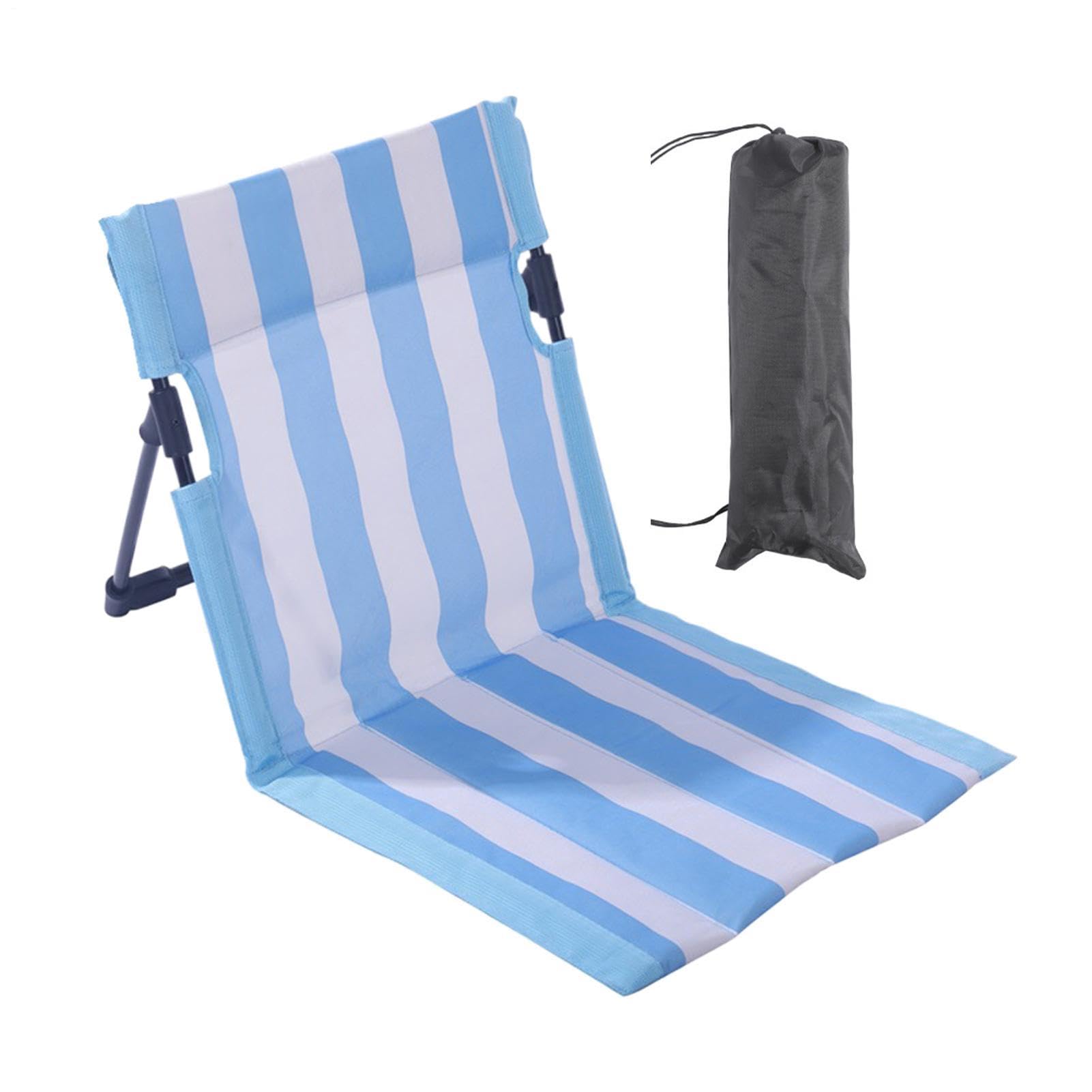 Fauteuil de plage avec soutien lombaire pour soulager le dos au camping