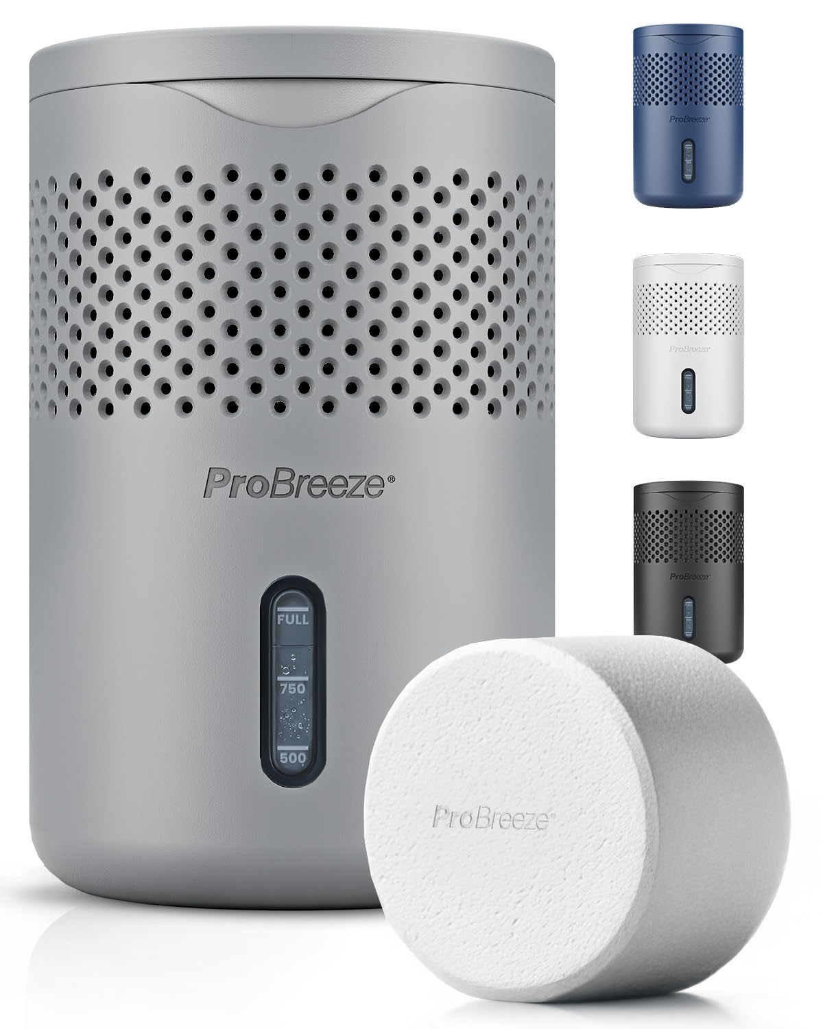 Deumidificatore Pro Breeze 500 Ml - Compatto E Silenzioso, Per Casa, Camper, Ufficio, Con Spegnimento Automatico - Foto 7