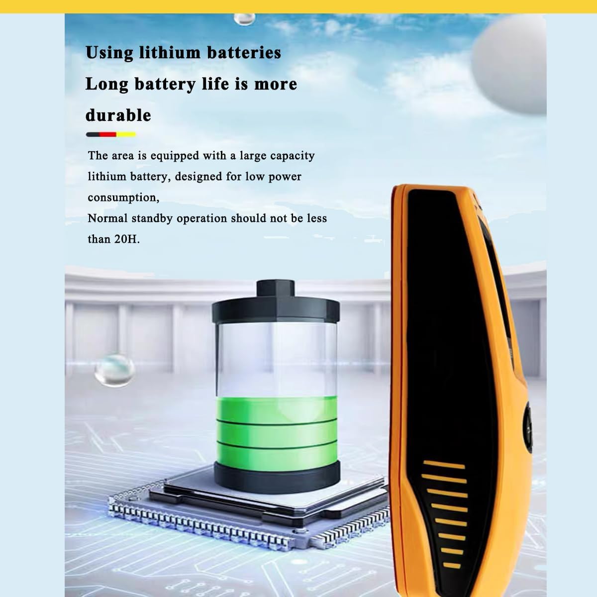 Rebar Detector Integrated Rebar Scanner Rebar Locator Integrated Steel Bar Scanner with Range 1 to 120mm Concrete Protective Layer Tester LCD Display