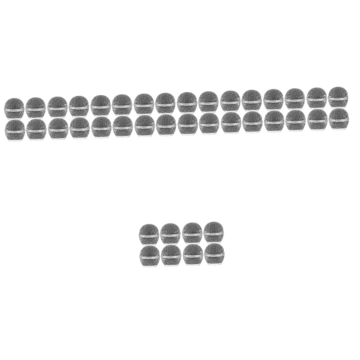 BESTonZON 40piezas para Cabezal De Micrófono Rejillas De Microfono Esponja para Rendimiento Óptimo Compatible Varios