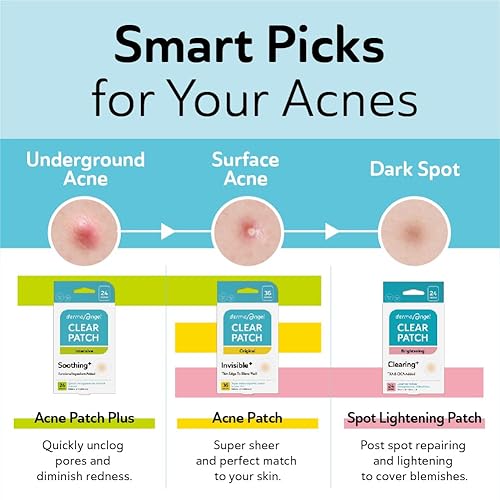 Miniatura 8 de Parches de acné quístico ultra invisibles para tratamiento del acné quístico, parches para manchas de acné quístico, parches hidrocoloides, día y