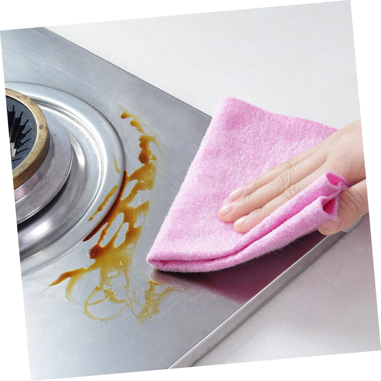 24 Piezas Paños de Cocina Microfibra de Fibra de Cáscara de Unidades Toallas Absorbentes y Resistentes para Limpieza de Utensilios Secado Rápido Pelusas para Cocina y Hogar