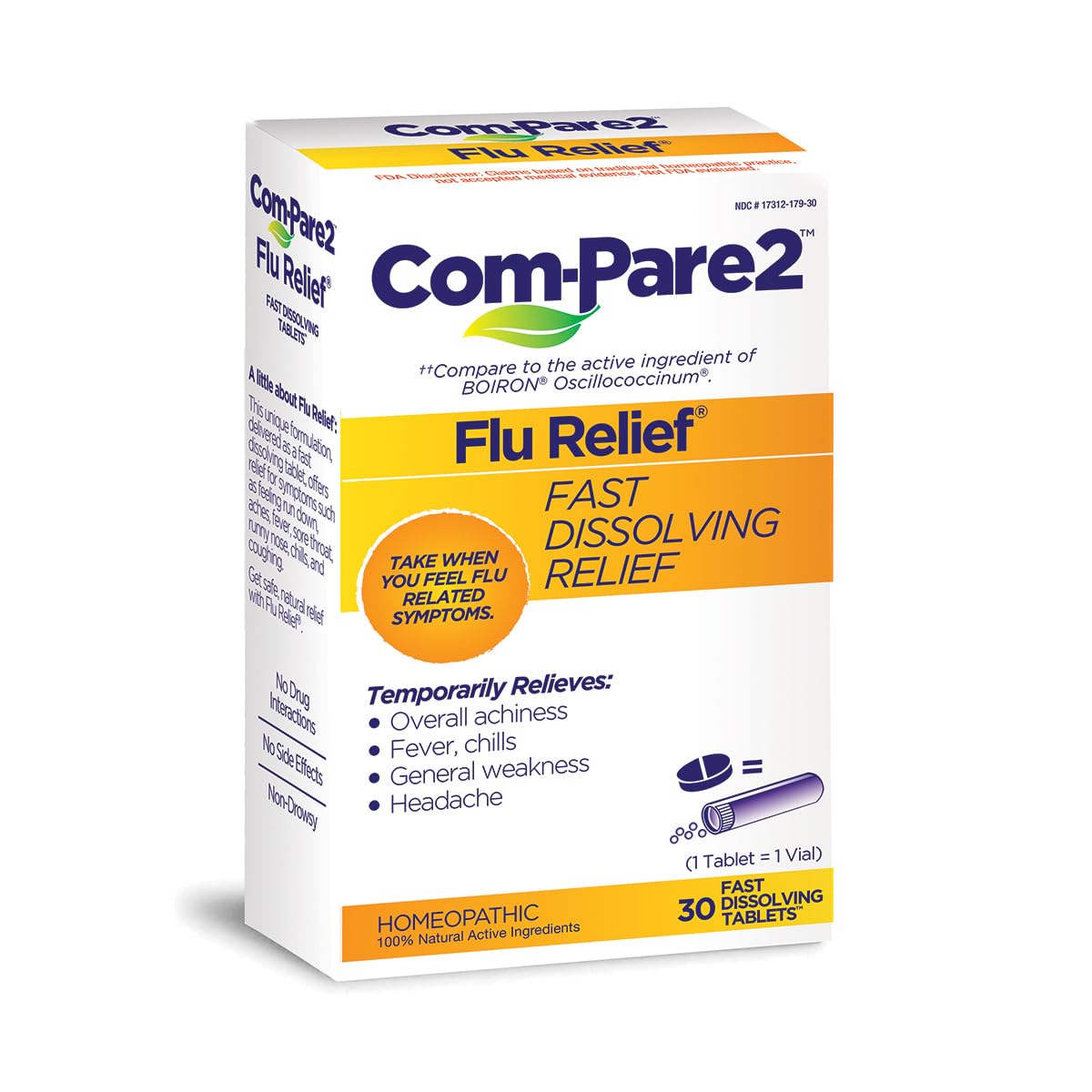 Flu Relief 30ct for Cold and Flu Symptoms