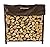 Woodhaven Brown 5 Foot 1/4 Cord Plus - Heavy Duty Indoor Outdoor Firewood Storage Log Rack And Optional Seasoning Cover - Metal Firewood Rack - Made in the USA (Cover)