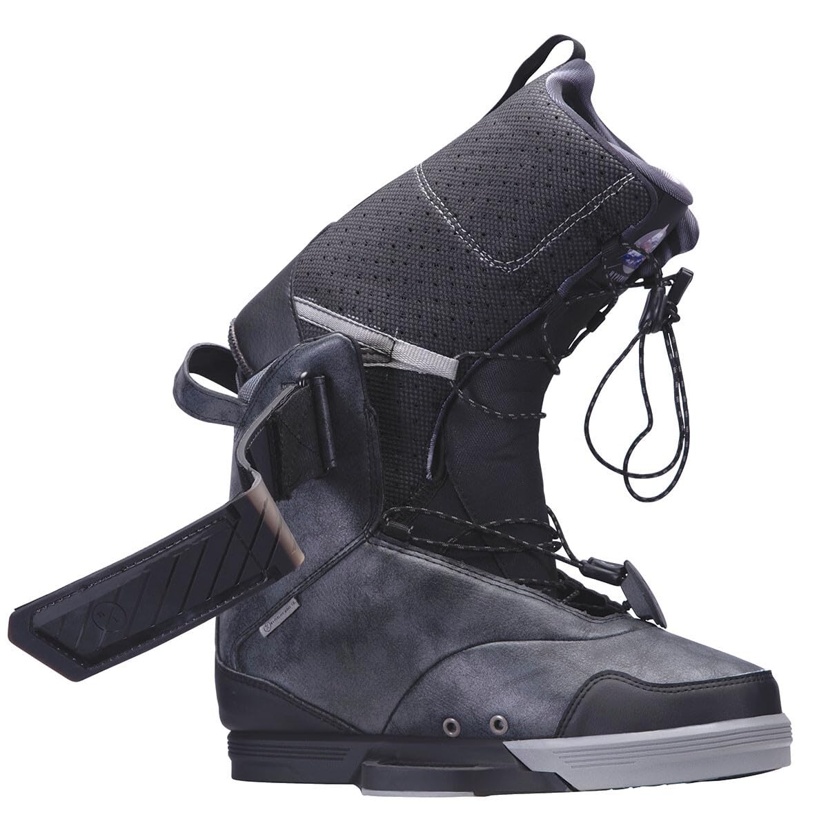 Hyperlite Defacto Mens Wakeboard Bindings Black/Grey (7-8)