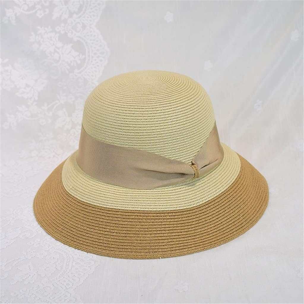 Lady Hundred Take Sun Hat Collision Colour Strolling Protection Beach