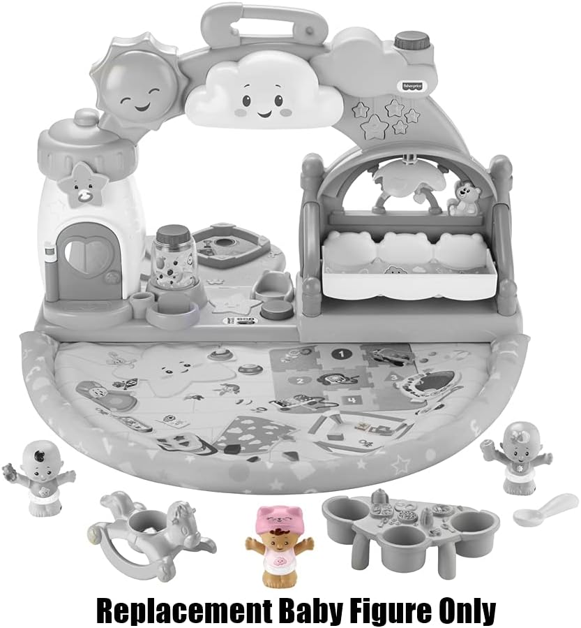 Replacement Parts for Little-People 1-2-3 Babies Playdate Playset - GLT76 and GRW95 - Replacement Baby Figure