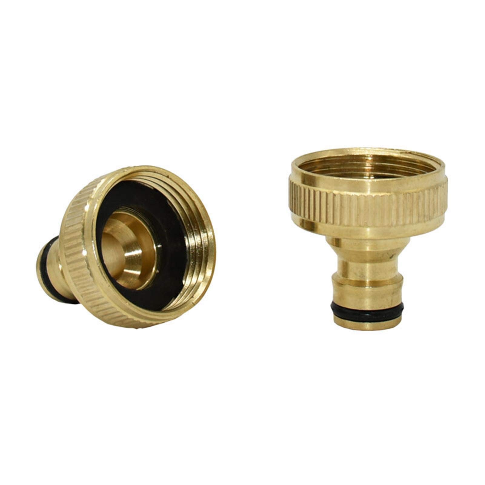 Connettore del Tubo da Giardino Femmina da 1 "a 5/8 Brass Connettore rapido Giardino Raccordi di Rubinetto Connettore di Rame Lavatrice Giardino Adattatore per Pistola da Giardino 10pcs